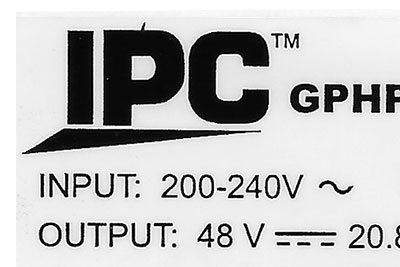 UL Listed White Mylar Label